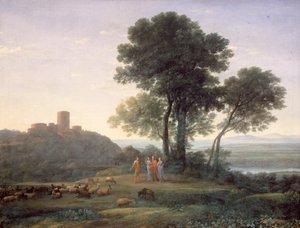 ラバンと彼の娘とジェイコブ 作： Claude Lorrain
