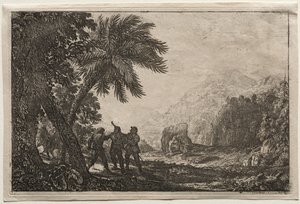 山賊のいる風景 作： Claude Lorrain