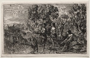 フォードの通過 作： Claude Lorrain