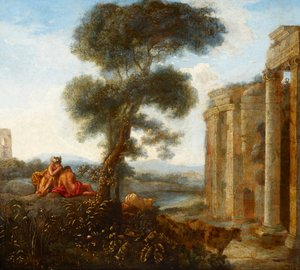 水銀とアーガス 作： Claude Lorrain