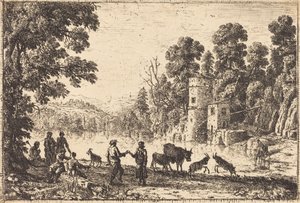 川岸のダンス 作： Claude Lorrain