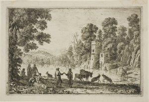 川岸のダンス 作： Claude Lorrain