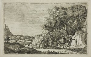 エジプトへの逃避 作： Claude Lorrain