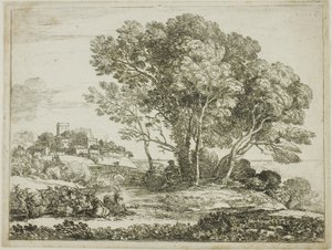 ヤギ飼い 作： Claude Lorrain