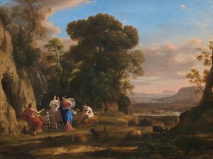 パリの審判、16451646。 作： Claude Lorrain