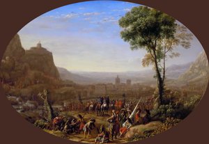 1629年、ルイ13世が1631年頃に撮ったスサの峠。 作： Claude Lorrain