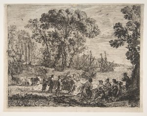 ヨーロッパのレイプ、1634年。 作： Claude Lorrain