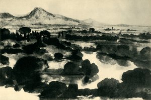 テヴェレ川、ローマ、イタリア、c1640、1943年。 作： Claude Lorrain