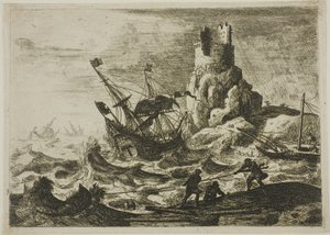 難破船 作： Claude Lorrain