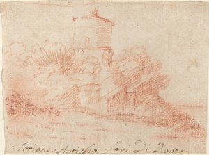 ローマのトリオーネ アンティコ フォーリ 作： Claude Lorrain
