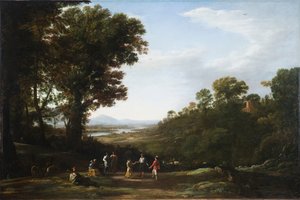 踊る村人たち 作： Claude Lorrain
