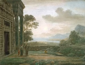 ハガルの追放、1668 作： Claude Lorrain