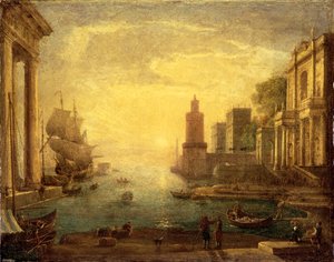 大運河、ヴェネツィア 作： Claude Lorrain