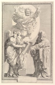 聖書への口絵、1642年。 作： Claude Mellan