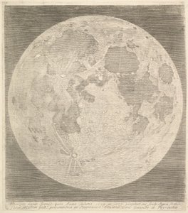 満月、1635 年。 作： Claude Mellan