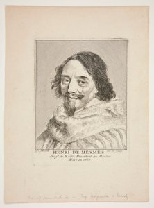 アンリ・ド・メスム 作： Claude Mellan