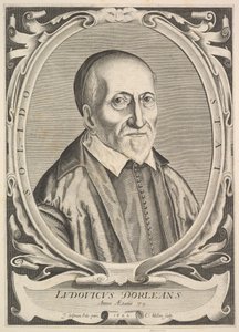 ルイ・ドルレアンの肖像、1622年。 作： Claude Mellan