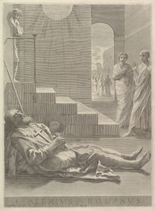 聖アレクシス、1649年。 作： Claude Mellan