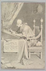 セントグレゴリー、1681年。 作： Claude Mellan