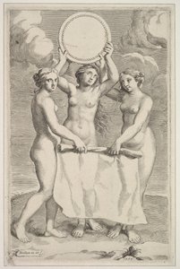 三美神、1659年。 作： Claude Mellan