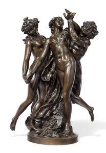 三美神、1860年頃（ブロンズ） 作： Claude Michel (after) Clodion