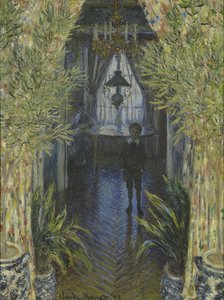 アパートの一角 作： Claude Monet