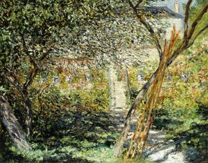 ヴェトゥイユの庭園。ルジャルダンドヴェトゥイユ、1881年 作： Claude Monet