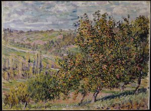 アップルブロッサム、1878年 作： Claude Monet