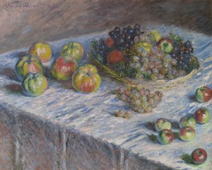 リンゴとブドウ、1880年。