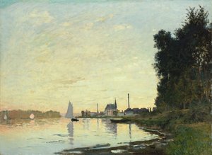 1872年後半、アルジャントゥイユ 作： Claude Monet