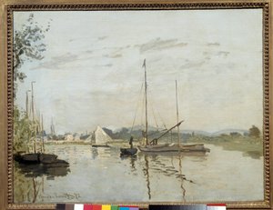 アルジャントゥイユの絵 クロード・モネ（1840-1926） 1872 Sun.0.5x0.65 m パリ、オルセー美術館 作： Claude Monet