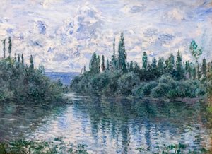 ヴェトゥイユ近くのセーヌ川の腕、c。 1878年（キャンバスに油彩） 作： Claude Monet