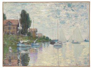オプティジェヌヴィリエ、1874年 作： Claude Monet