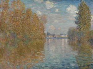 アルジャントゥイユでの秋の影響、1873 作： Claude Monet