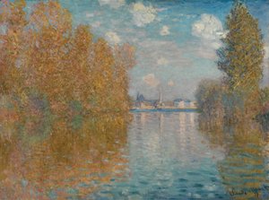 アルジャントゥイユでの秋の影響、1873年。 作： Claude Monet