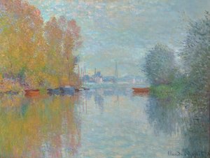 セーヌ川の秋、アルジャントゥイユ 1873年 （油彩・カンヴァス） 作： Claude Monet