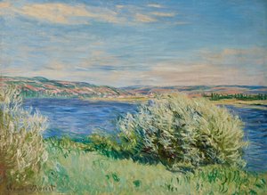 ヴェトゥイユ近くのセーヌ河岸 作： Claude Monet