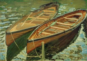 ボート 作： Claude Monet