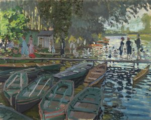 ラ・グルヌイエールの入浴者 作： Claude Monet