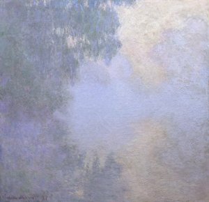 ジヴェルニー近くのセーヌ川の枝 作： Claude Monet
