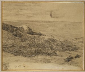 海沿い、1886 作： Claude Monet