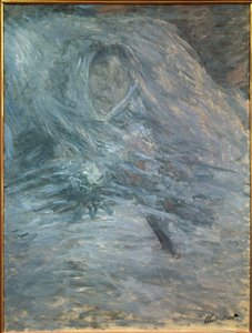 死の床に就くカミーユ（画家の最初の妻1847-1879年 作： Claude Monet