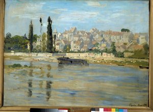 採用情報です。サン・ドニクロード・モネ（1840-1926）の絵画 作： Claude Monet