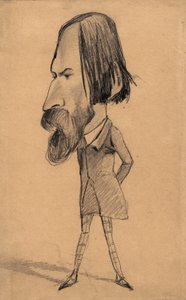 オーギュスト・ヴァクリの似顔絵 作： Claude Monet