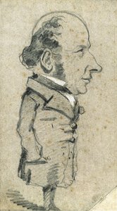 ウジェーヌ・マルセルの似顔絵 作： Claude Monet