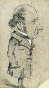 ウジェーヌ・マルセルの似顔絵 作： Claude Monet