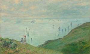 プルヴィルの断崖 作： Claude Monet