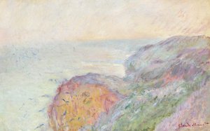 ディエップ近くの断崖、1897年。 作： Claude Monet