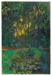 睡蓮の池の隅、1918〜19年頃 作： Claude Monet