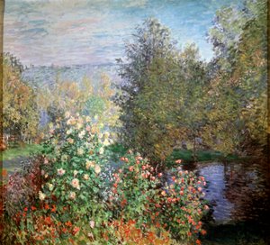 モンジェロンの庭の隅、c1876。 作： Claude Monet